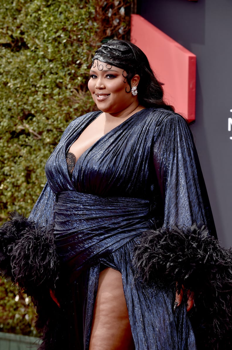 Lizzo's Black Chrome Manicure at the 2022 BET Awards