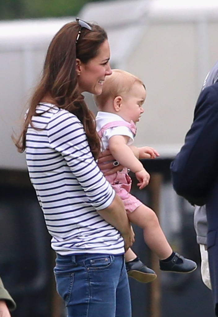 Prince George Crawls at Polo Match | Pictures