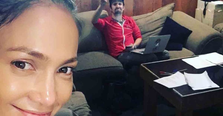 Jennifer Lopez No-Makeup Selfie With Lin-Manuel Miranda | POPSUGAR Latina