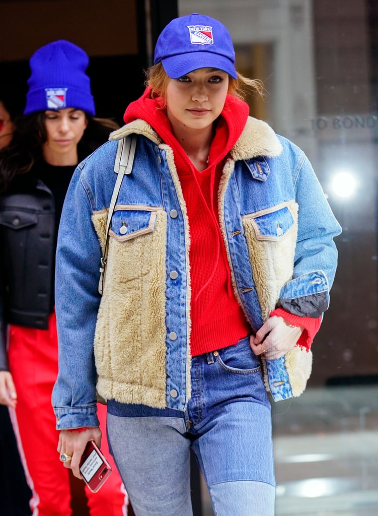 Gigi Hadid's Patchwork Jeans