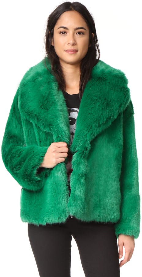 MSGM Faux Fur Jacket