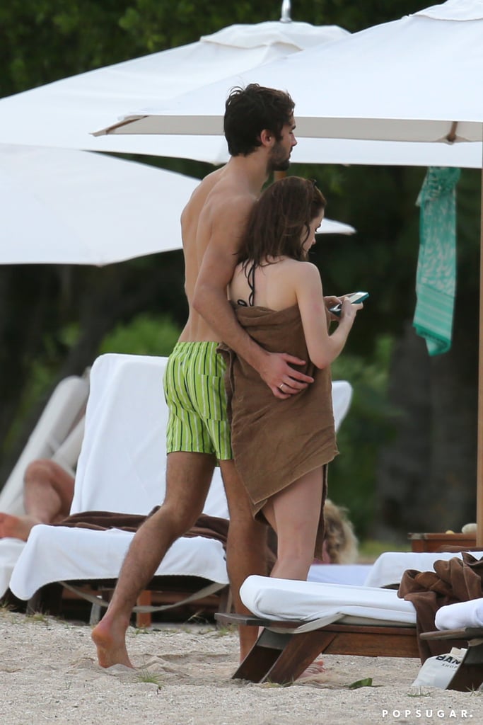 Emma Watson in a Bikini With Boyfriend Matthew Janney ...
