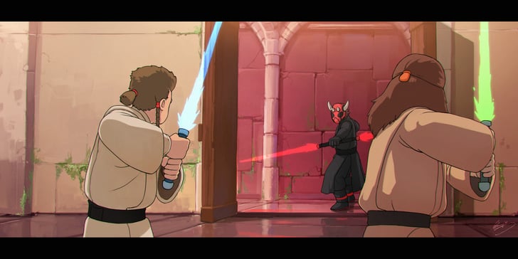 Star Wars Reimagined — Duel Of The Fates Star Wars And Studio Ghibli