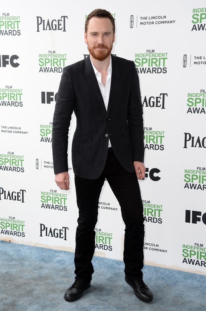Michael Fassbender at the Spirit Awards 2014