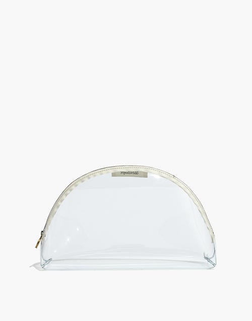 Madewell Large Crystalline Half-Moon Pouch