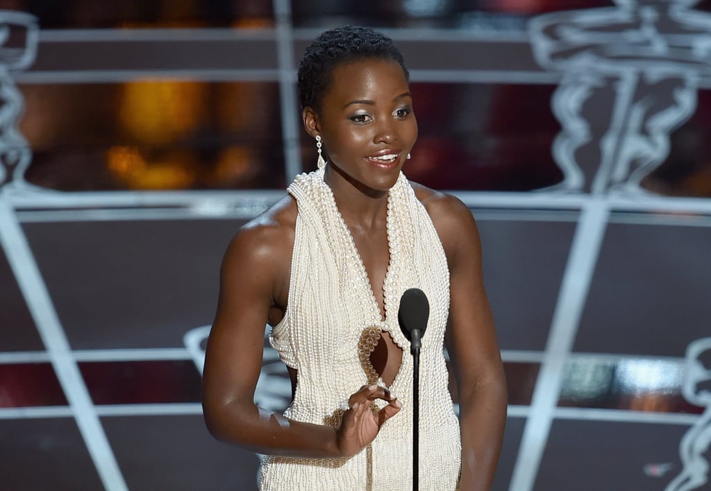 Lupita Nyong'o at the Oscars 2015 Pictures