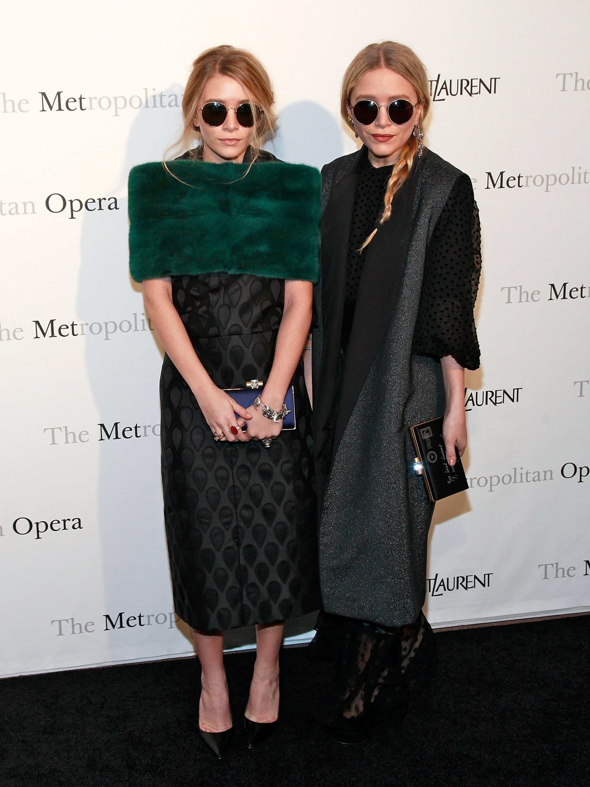 Mary-Kate and Ashley Olsen Wearing Vintage Dresses | PS Fashion