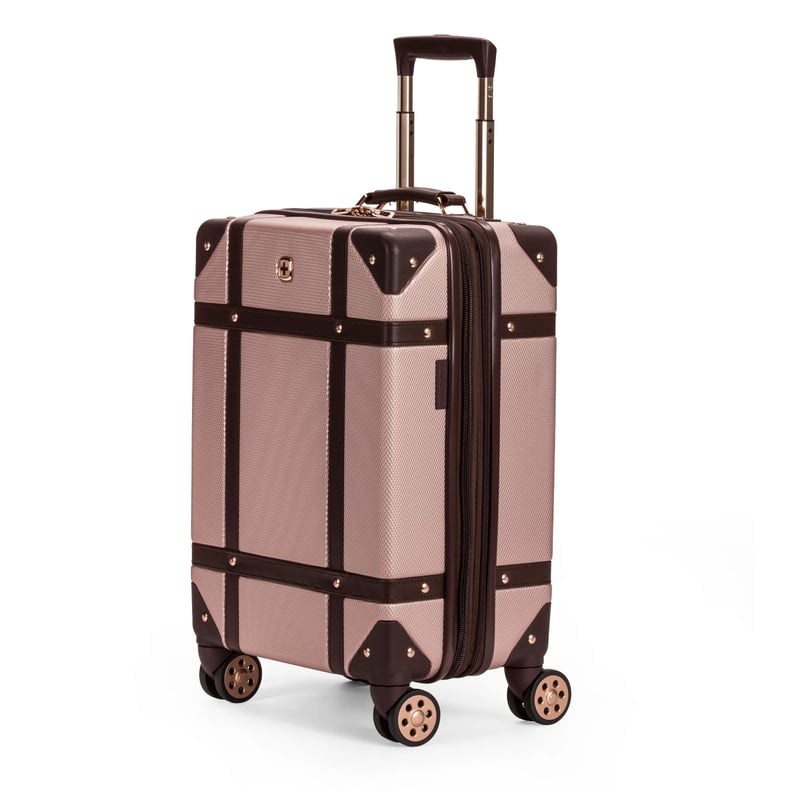 SwissGear Trunk Hardside Carry-On Suitcase in Blush