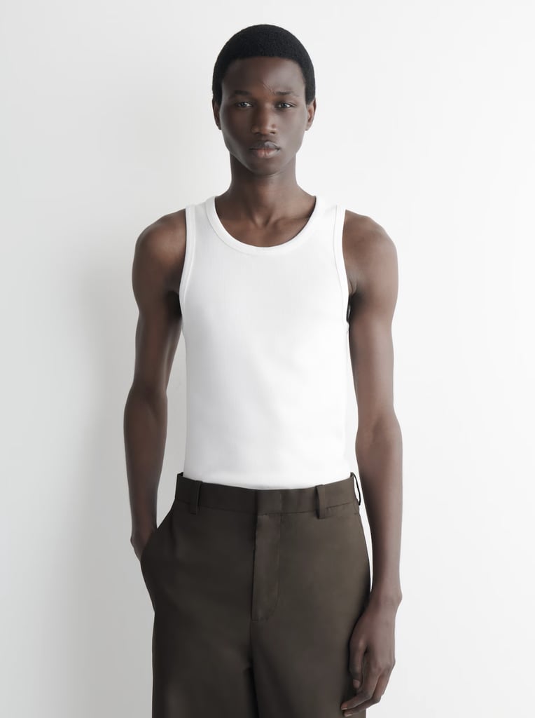 COS Slim Ribbed Cotton tank top