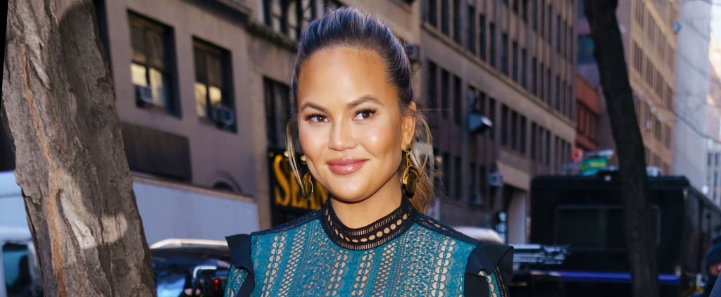 Chrissy Teigen's Self-Portrait Dress on the Today Show