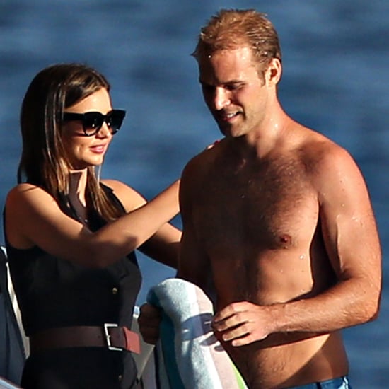 Miranda Kerr and Charlie Goldsmith on a Yacht in Sydney