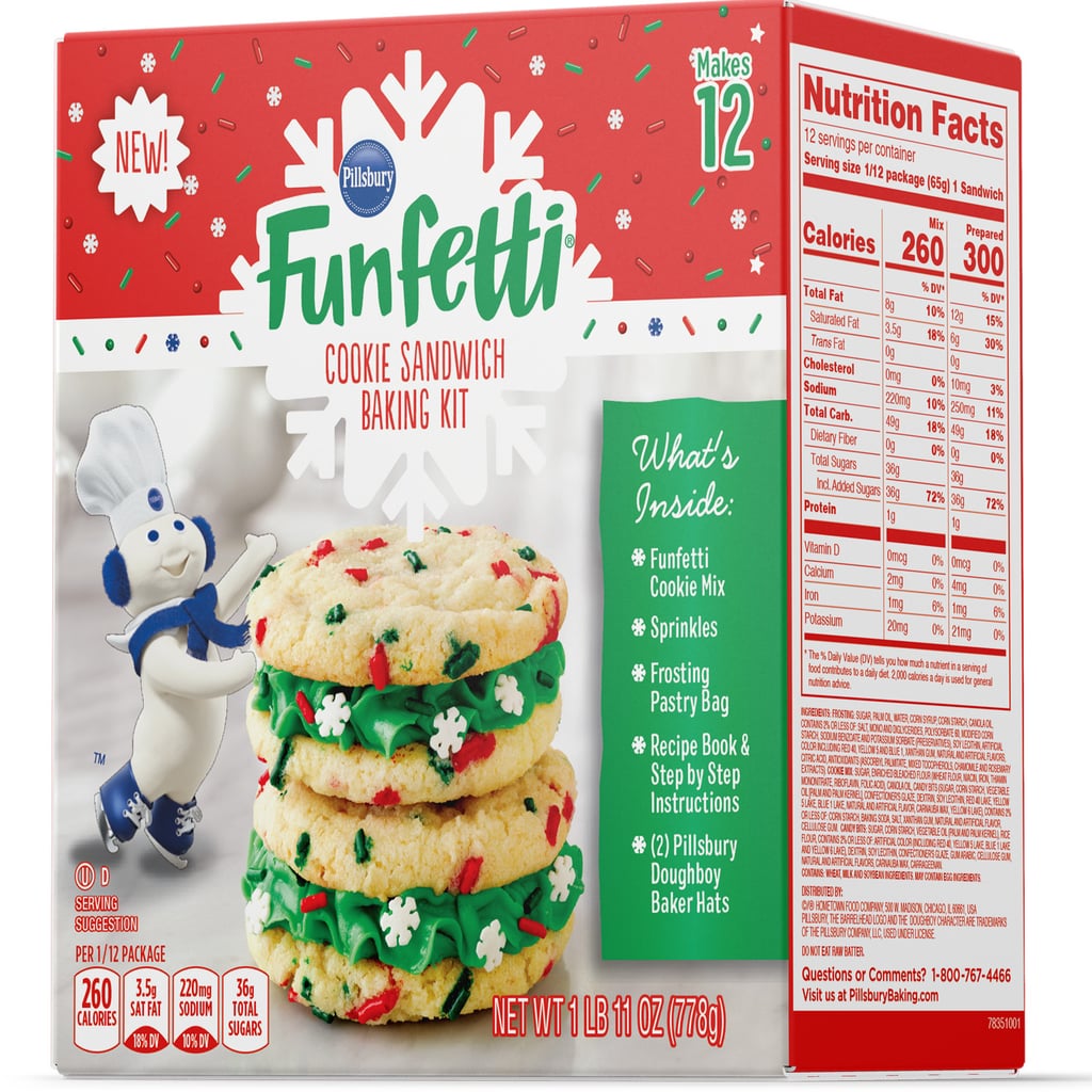 Pillsbury's Funfetti Christmas Tree Cookie Kits