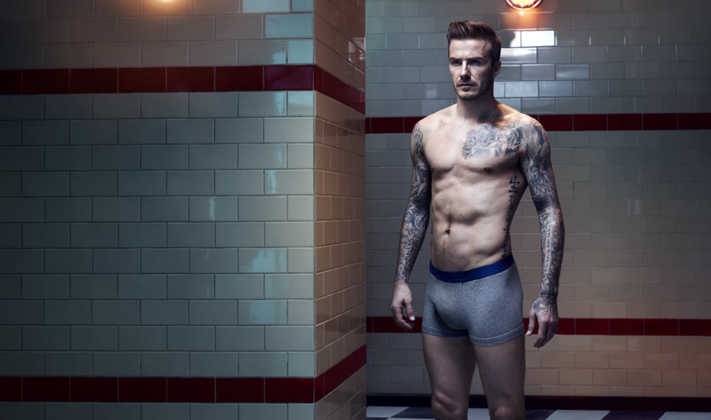 When David Beckham Modeled in His Underwear