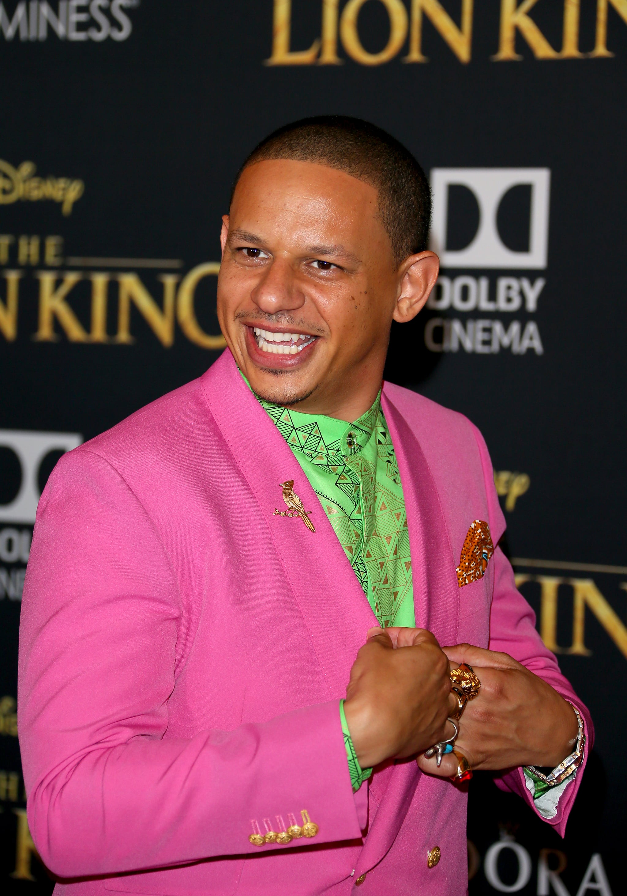 Eric Andre at The Lion King premiere in 