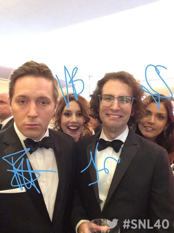 The current cast members. Saturday Night Live 40th Anniversary