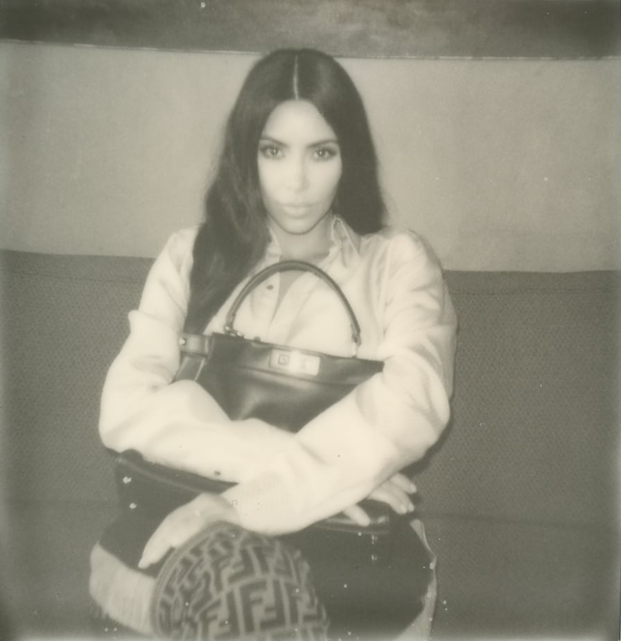 Kim Kardashian and North West Fendi Peekaboo Campaign 2018