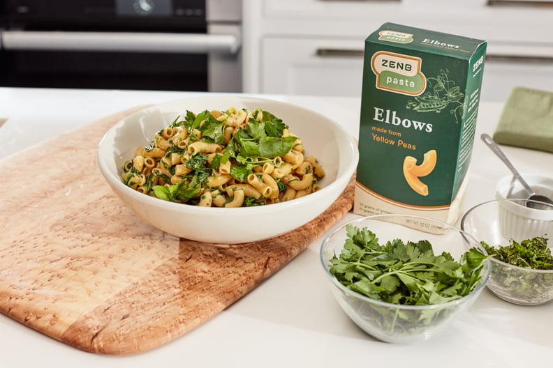 Alex Guarnaschelli's 10-Minute Buttered, Herbed Plant-Based Elbow Pasta