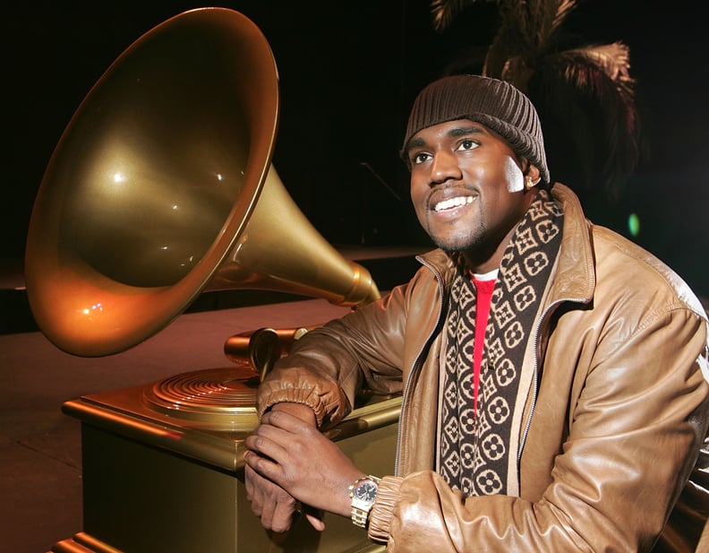 When He Got to Pose Next to a Giant Grammy