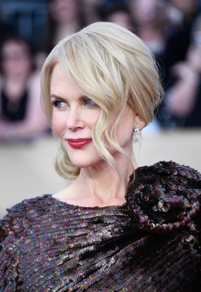 Nicole Kidman's Hair and Makeup at SAG Awards 2018