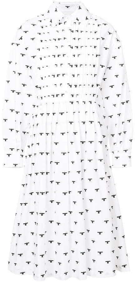 Novis Bird Print Shirt Dress