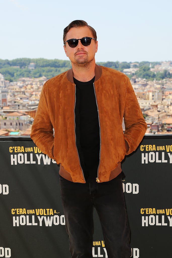 Leonardo DiCaprio at the Once Upon a Time in Hollywood photocall in Rome.