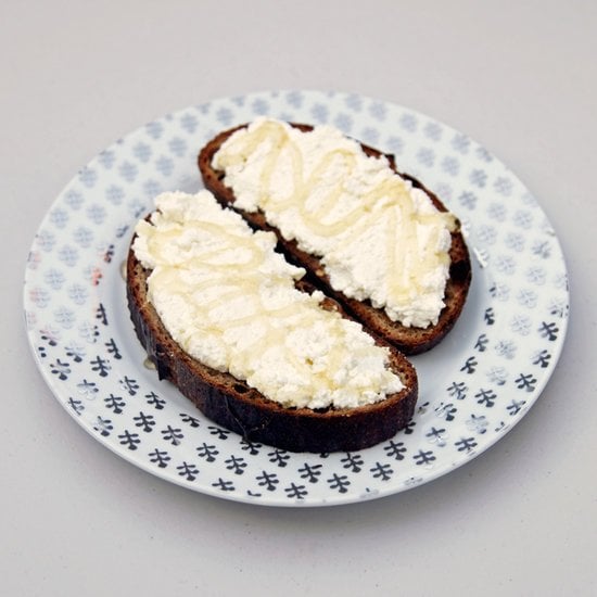 Ricotta Cheese Toast With Honey