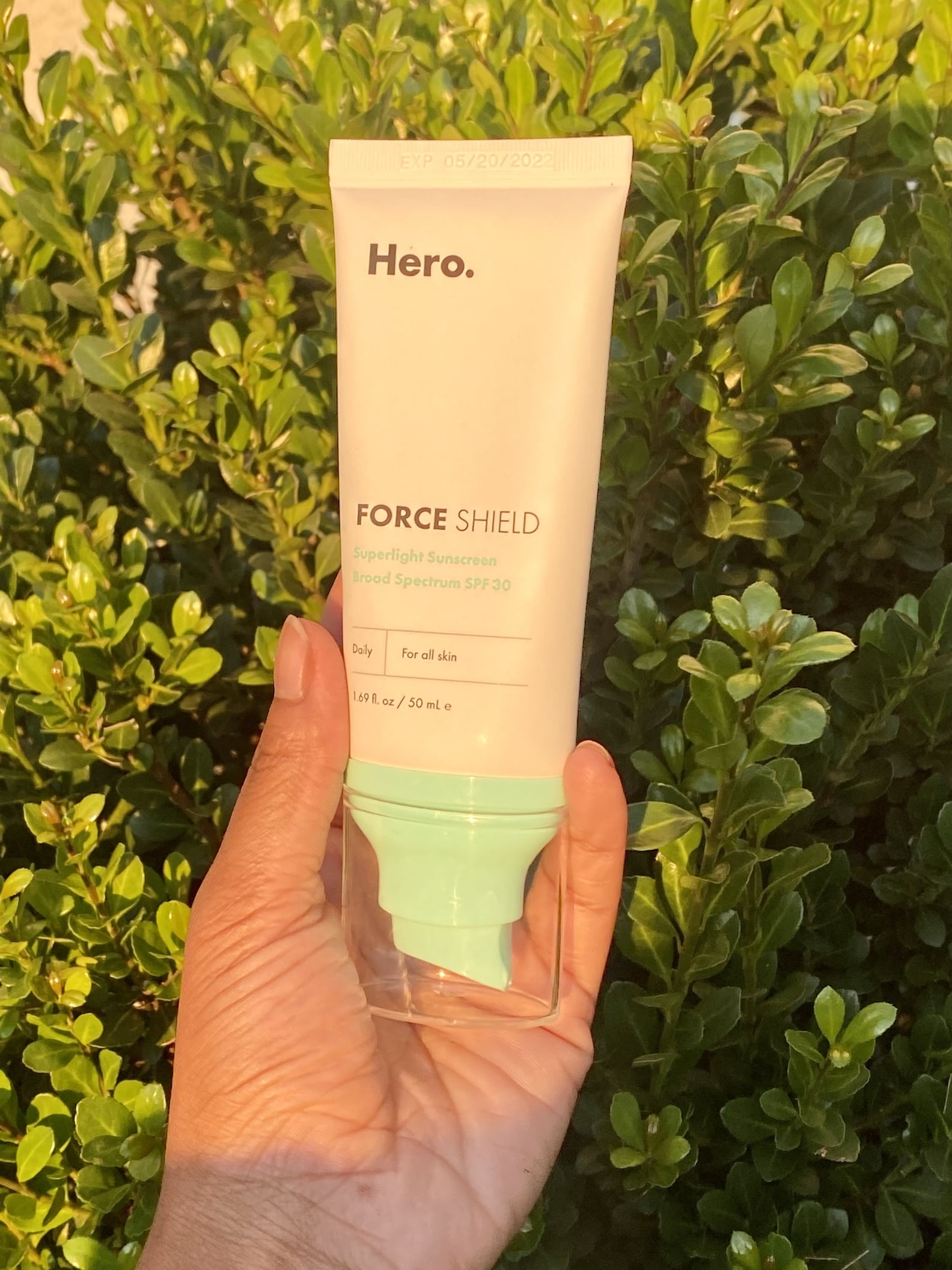 Hero Cosmetics Force Shield Superlight Sunscreen Review POPSUGAR Beauty