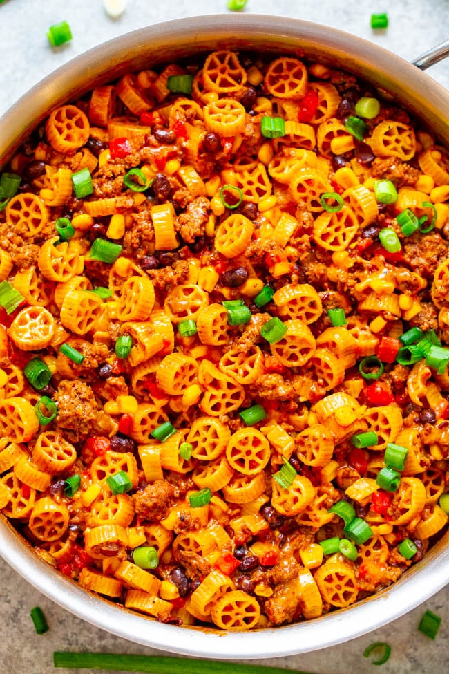 Beef Taco Pasta