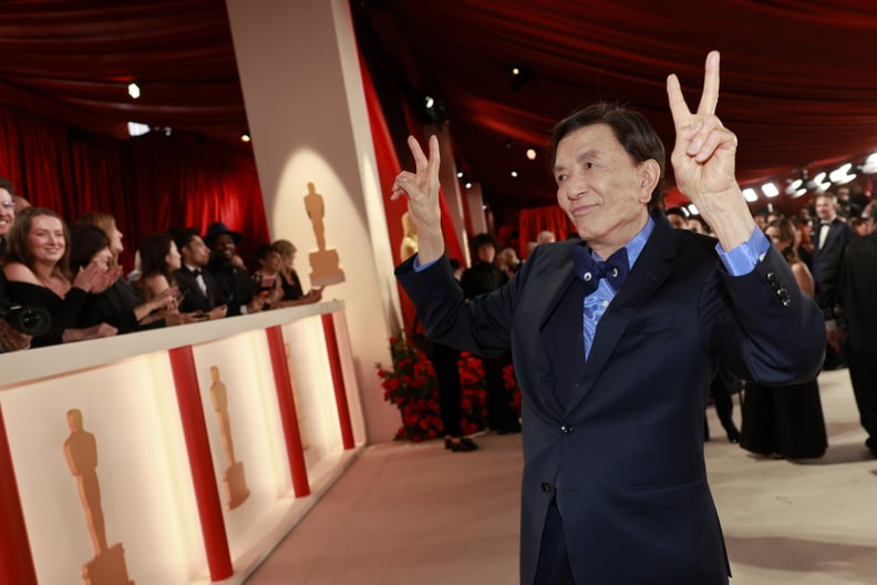 James Hong's Fun Poses on the 2023 Oscars Red Carpet | PS Celebrity