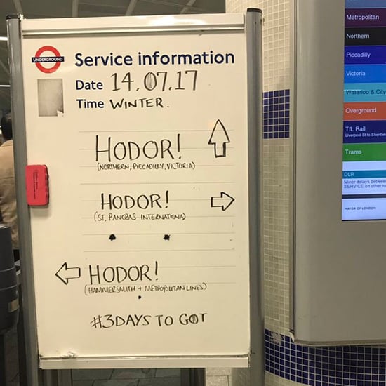 King's Cross Rail Station Game of Thrones Signs