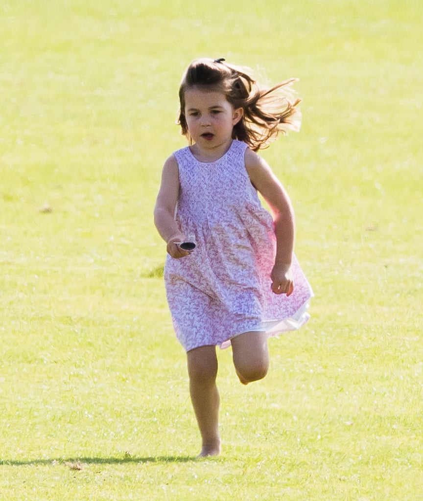 Princess Charlotte Having Fun at Polo Match June 2018