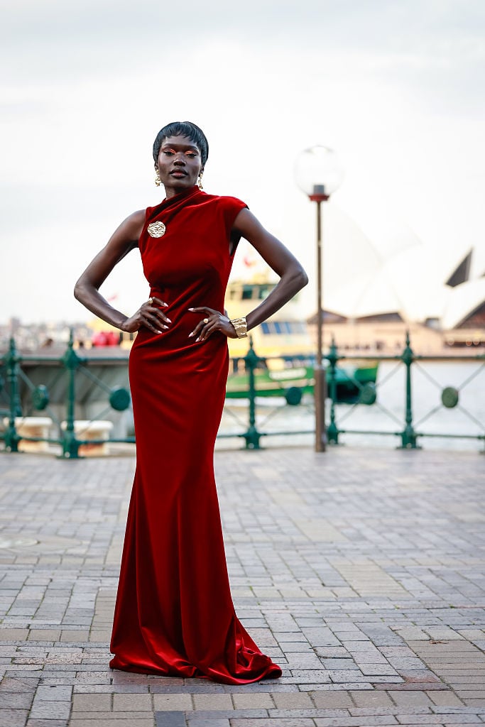 Metal accessories has been a trend this AFW.