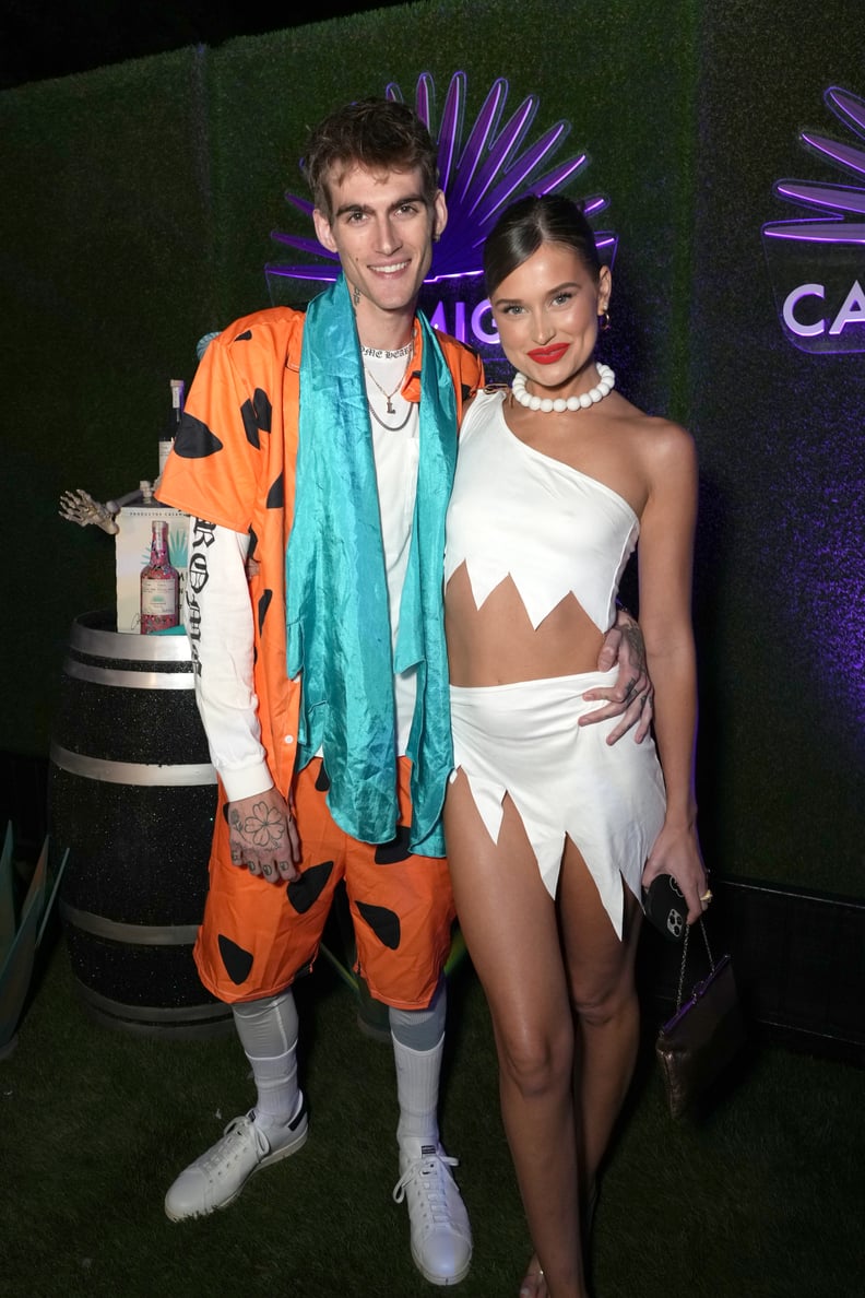 Presley Gerber and Lexi Wood as Fred and Wilma Flintstone