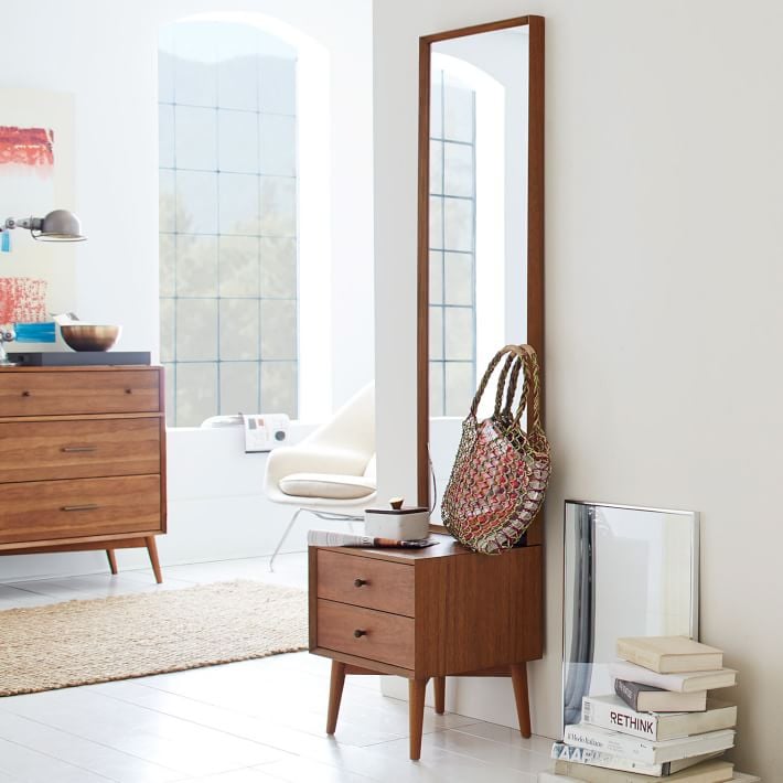 West Elm Mid-Century Console w/ Mirror