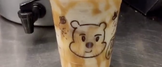 How to Order a Winnie the Pooh Frappuccino at Starbucks