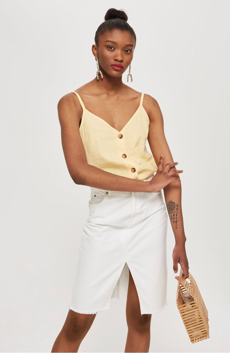 Topshop Button Through Camisole Top