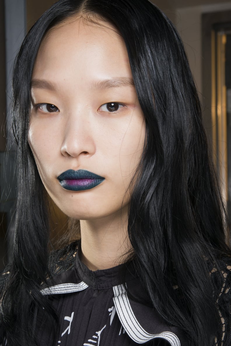 Two-Toned Goth Lips at Self-Portrait