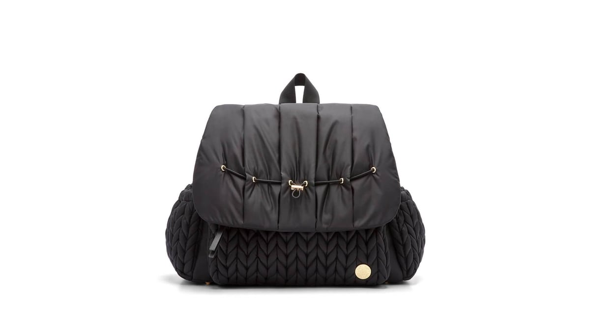 Levy Backpack In Black This Diaper Bag Makes Me Feel Like A Fancy Lady Even When My Baby Is A Mess Popsugar Family Photo 3