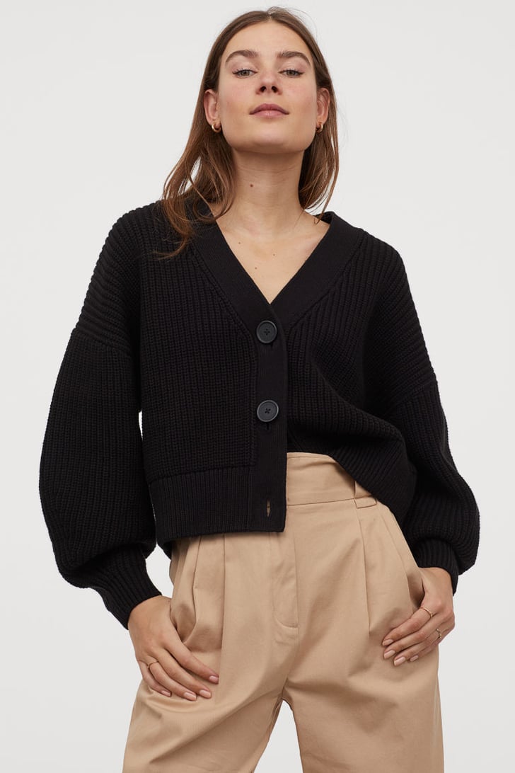 Ribbed Cardigan Best New H&M Clothes 2020 POPSUGAR Fashion Photo 2