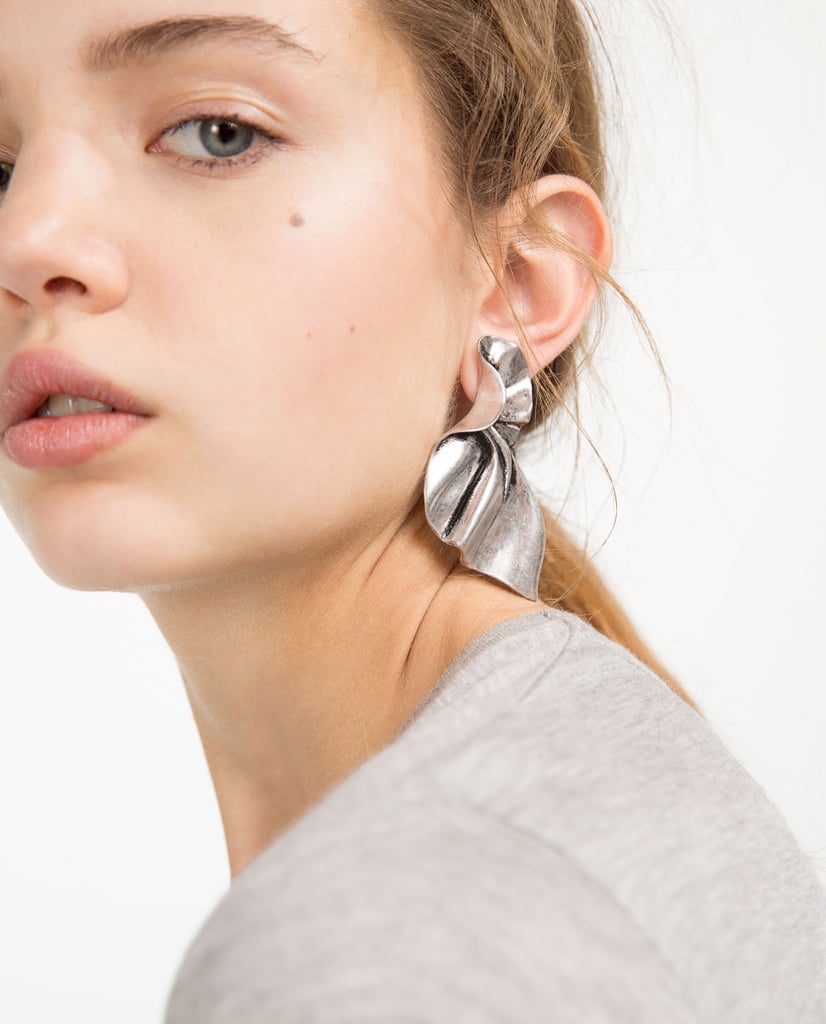 Zara Twisted Effect Earrings ($20)