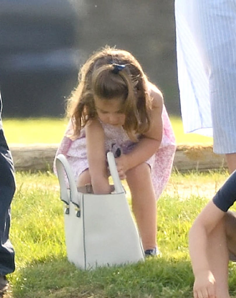 Princess Charlotte Going Through Kate Middleton's Bag