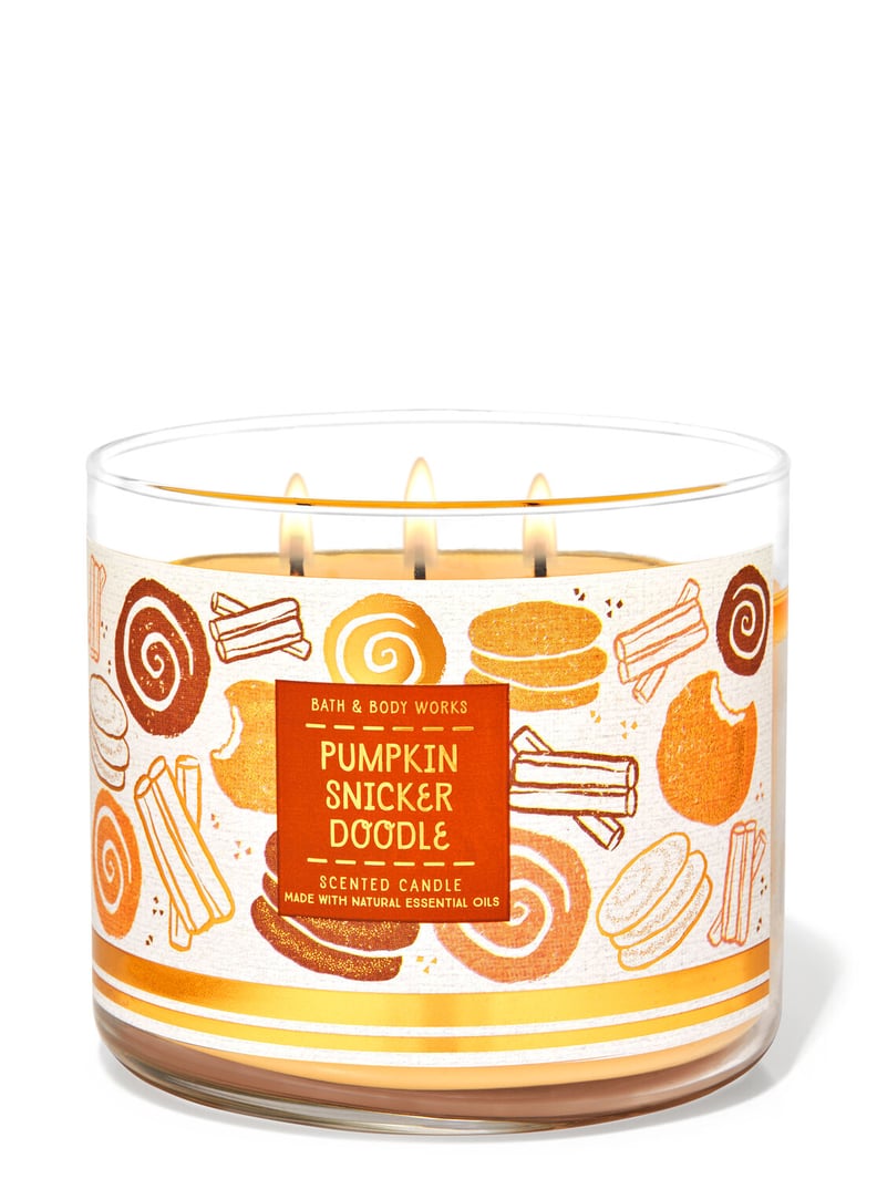 Bath & Body Works Pumpkin Snickerdoodle 3-Wick Candle