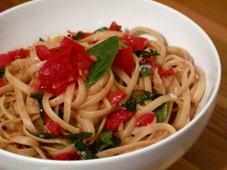 Recipe For Pasta With Fresh Tomato Sauce | POPSUGAR Food