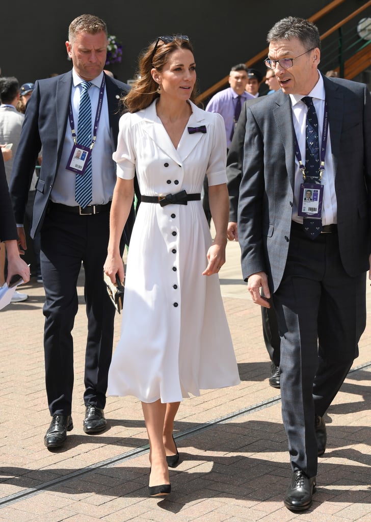Kate Middleton White Dress at Wimbledon 2019