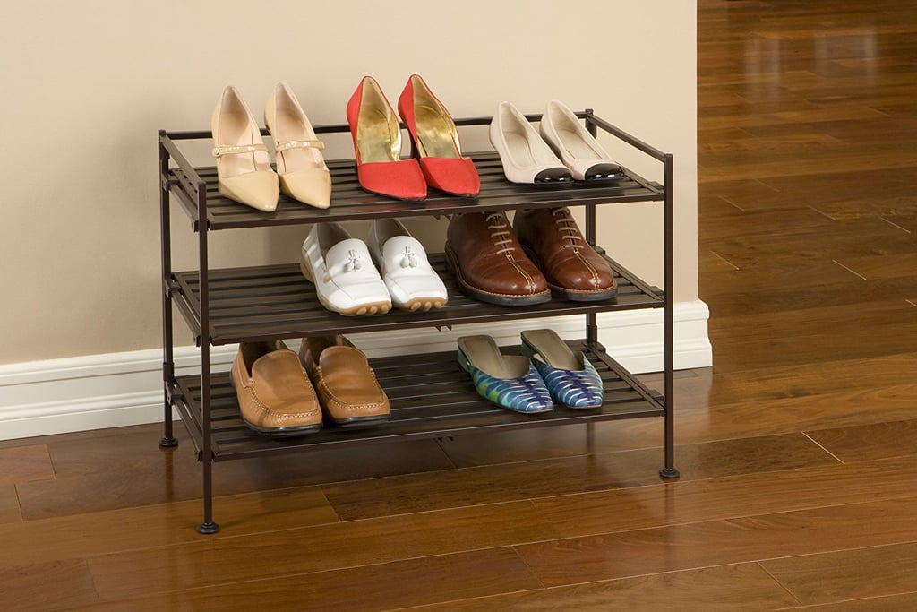 Seville Classics Resin Slat Utility Shoe Rack Bestselling Organizers on Amazon POPSUGAR