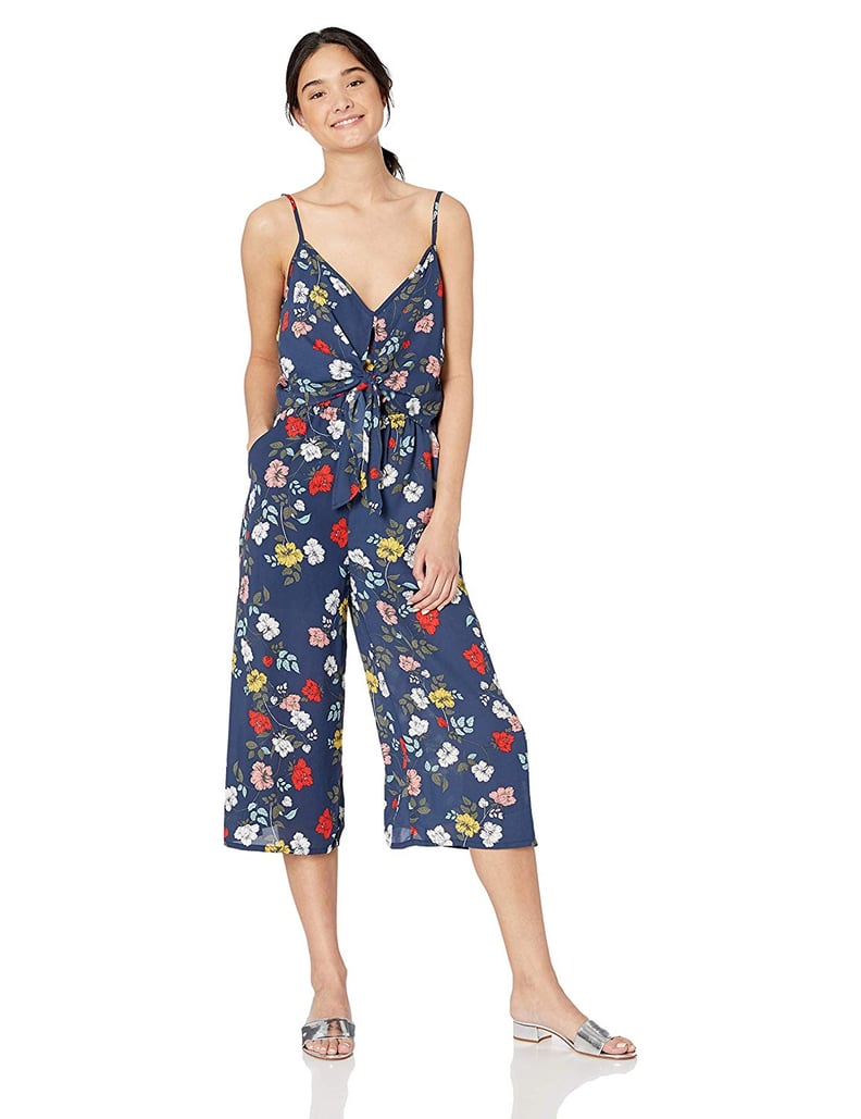 Jack Garden My French Printed CDC Tie-Front Jumpsuit