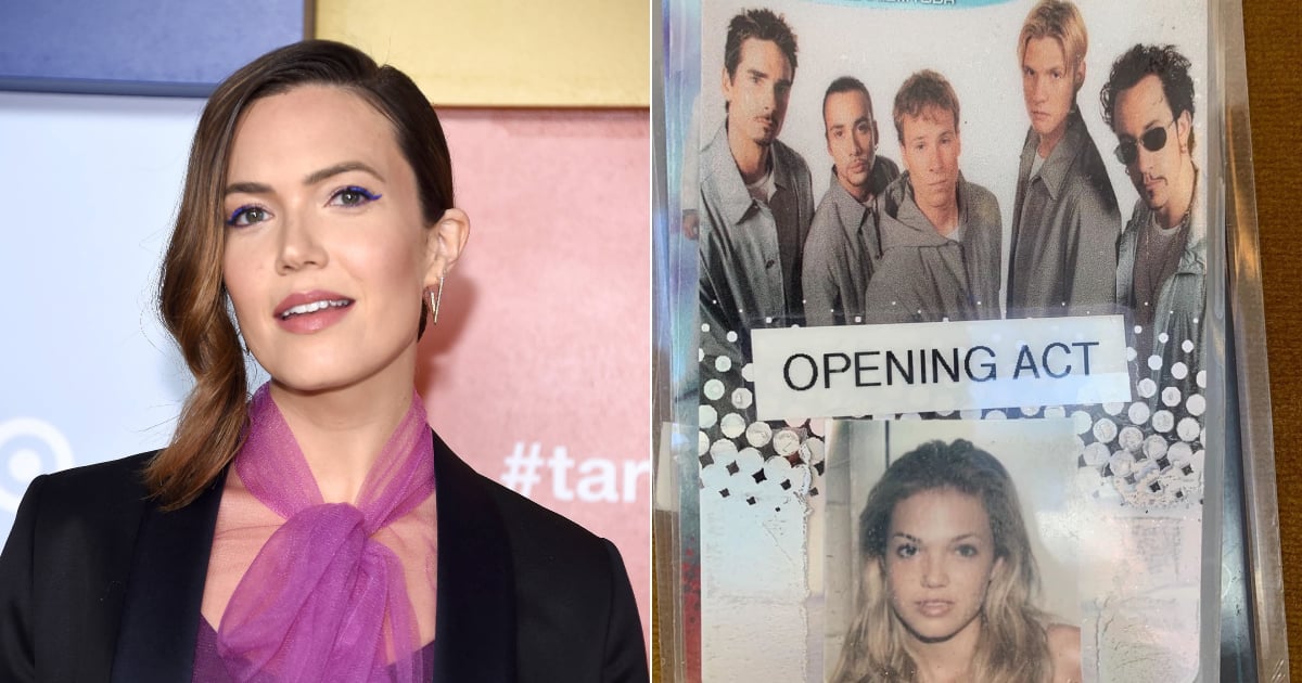 Mandy Moore S Throwback Photo Of Backstreet Boys Tour Pass Popsugar Celebrity