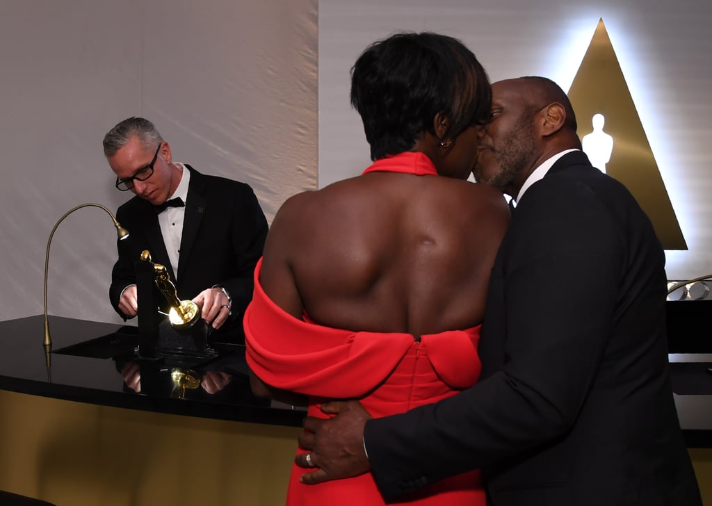 Pictured: Viola Davis and Julius Tennon