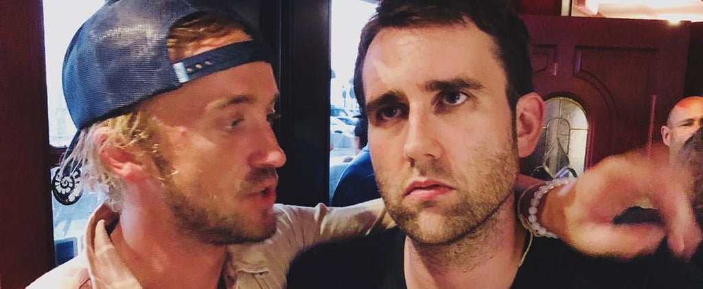Matthew Lewis and Tom Felton Reunited August 2018