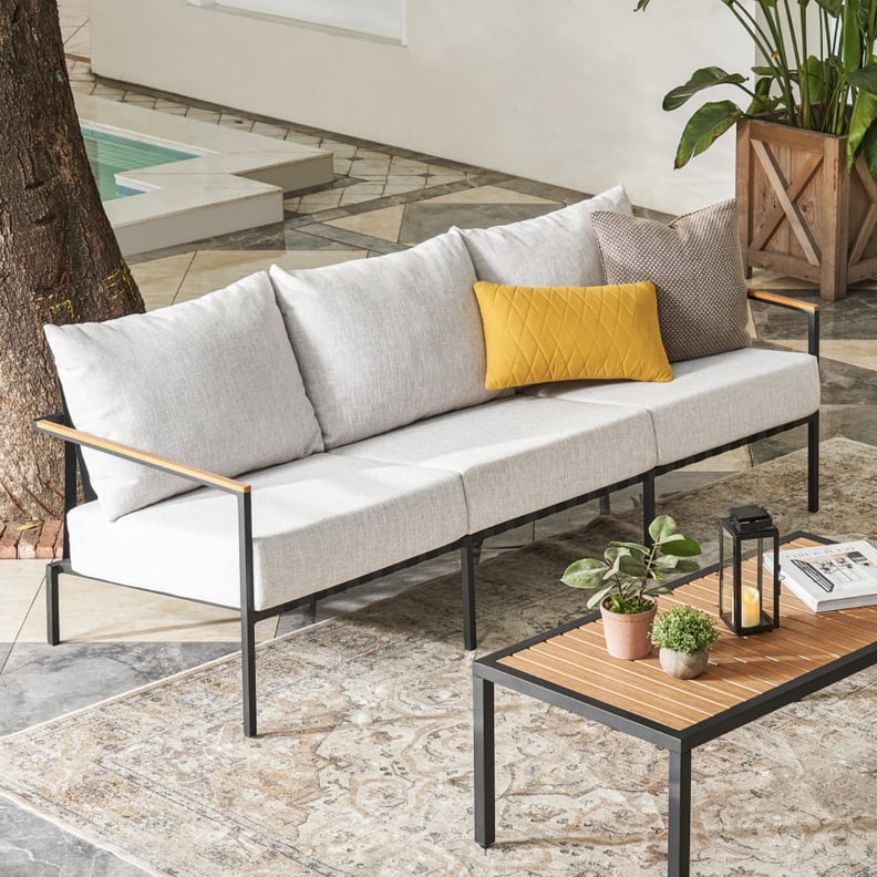 Modern patio deals sofa set